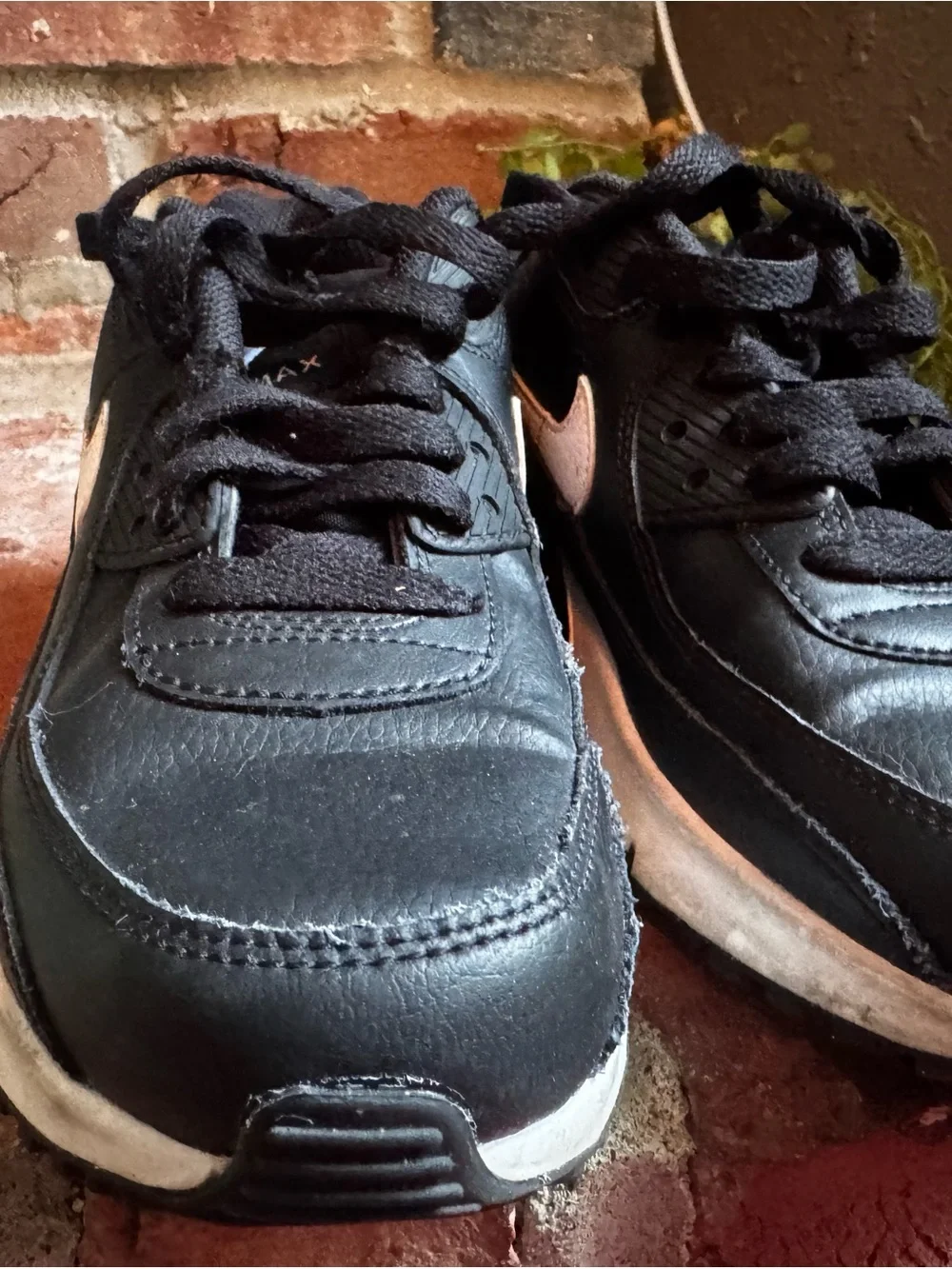 Nike Black and White Kids' Air Max Sneaker